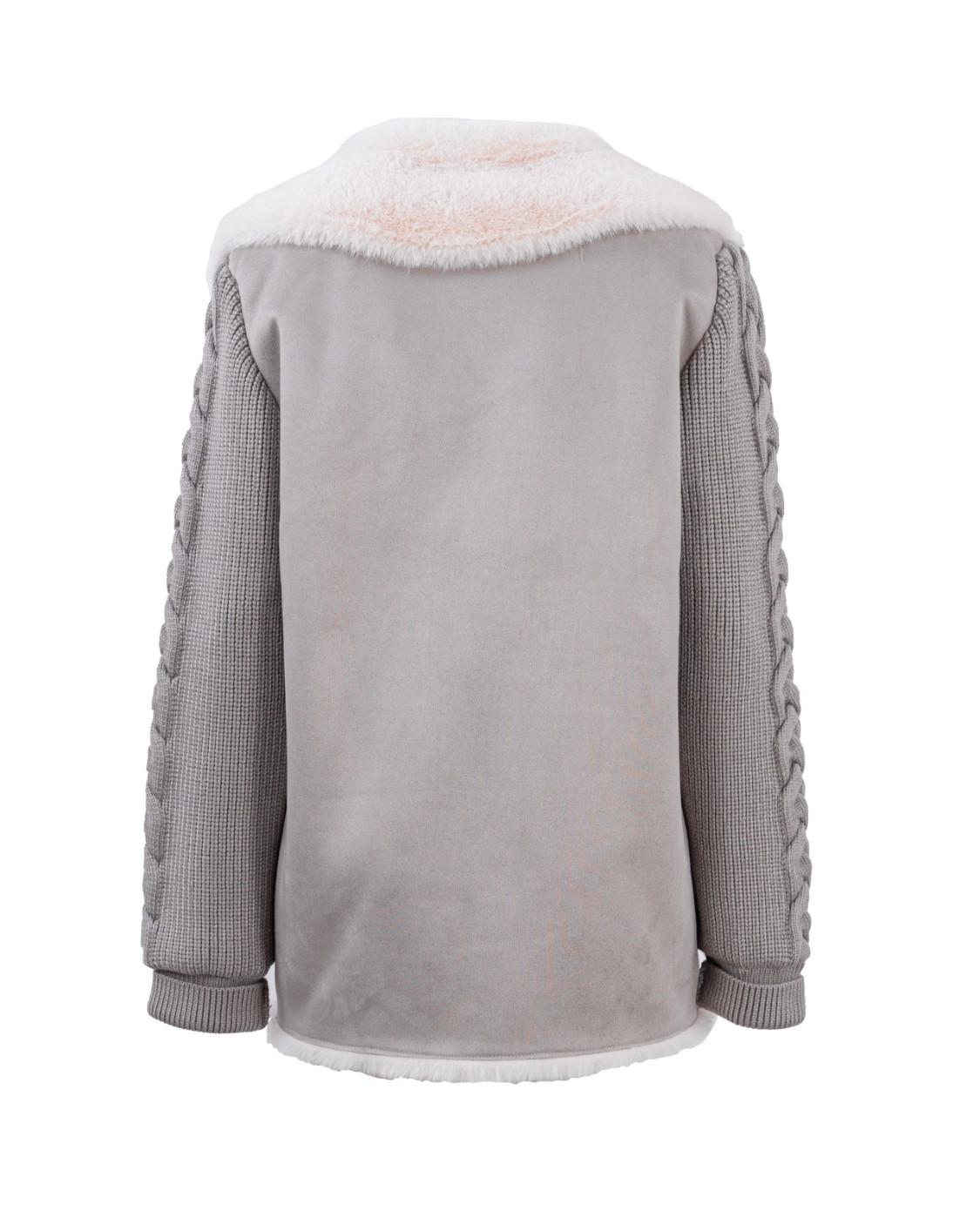 shop VIOLANTI  Giaccone: Violanti ecomontone.
Maniche lunghe, in maglia.
Doppiopetto.
Collo in ecopelliccia.
Tasche laterali.
Composizione: 100% poliestere.
Fabbricato in Italia.. VL161 5100-517 number 8642507